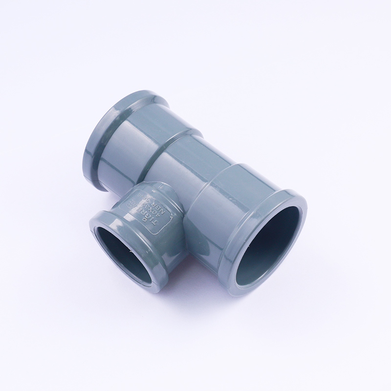 Factory wholesale high quality plastic pvc pipe plumbing fittings manufacturers PVC waste reducing tee supplier