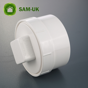Factory wholesale high quality pvc pipe plumbing fittings manufacturers plastic Pvc Plug Cap fitting