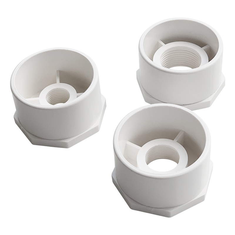 Factory wholesale high quality custom size American Standard female reducing bushing pvc pipe and fitting plastic bushing