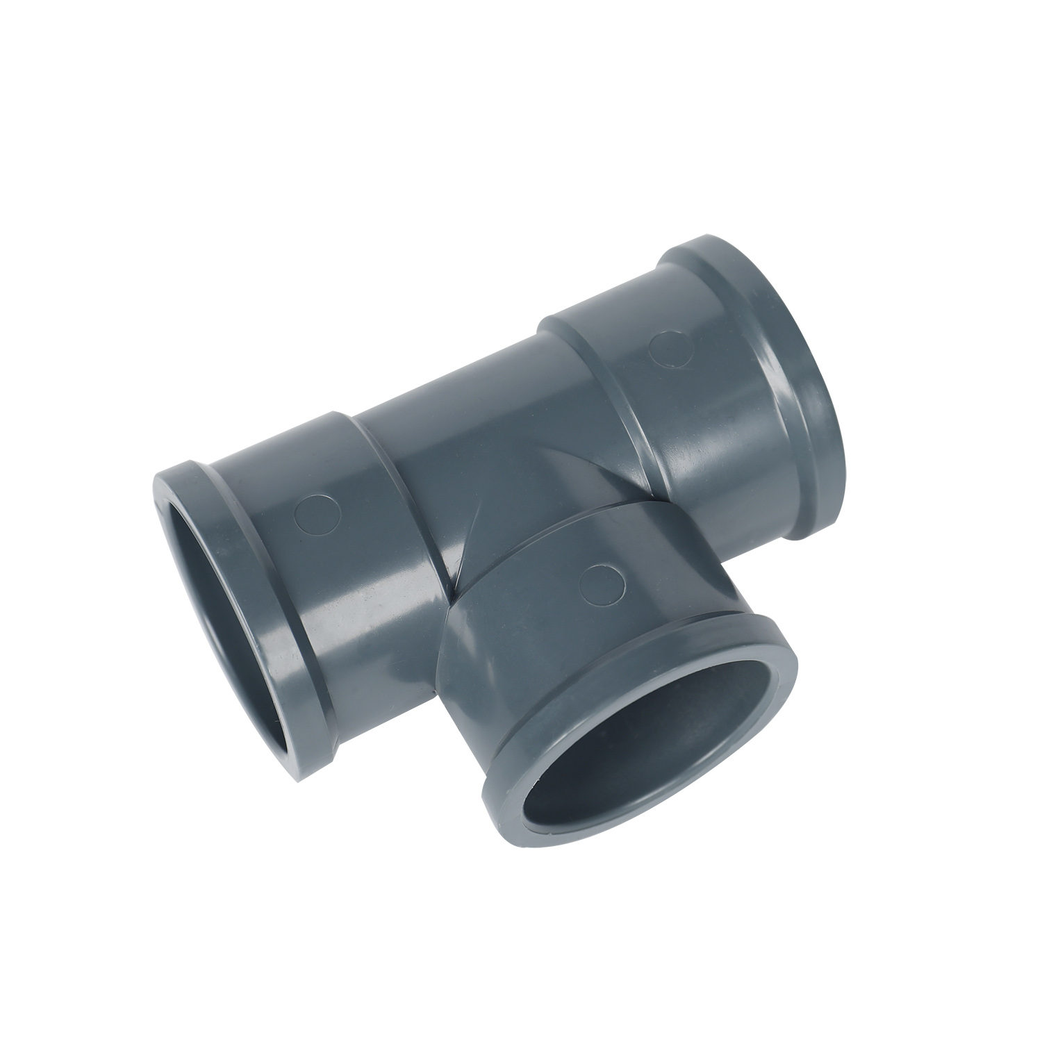 Factory wholesale high quality plastic pvc pipe plumbing fittings manufacturers 3 inch PVC tee fittings supplier