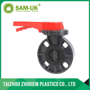PVC butterfly valve ( handle lever type )