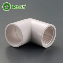 Plastic threaded schedule 40 1 inch PVC female pipe elbow for building