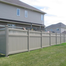 Privacy fence with top lattice DY002