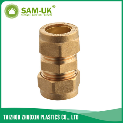 Brass pipe coupling for water supply