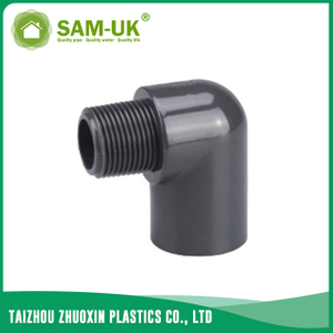 PVC male pipe elbow Schedule 80 ASTM D2467