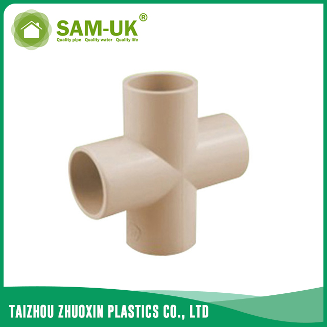 CPVC pipe cross for water supply Schedule 40 ASTM D2846