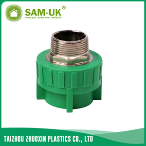 PPR brass male coupling for both hot and cold water