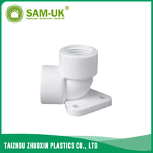 PVC female elbow with plate for water supply BS 4346