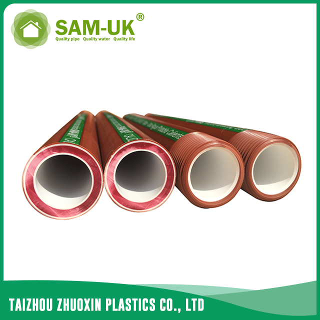 Four colors PPH thread pipe for hot water supply