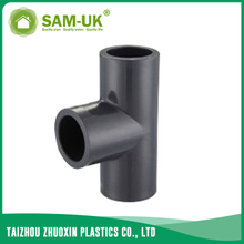 PVC equal tee black pipe fittings manufacturer Schedule 80 ASTM D2467