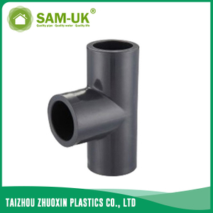 PVC equal tee black pipe fittings manufacturer Schedule 80 ASTM D2467